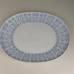 Heinrich Selb Bavaria blue DUTCH platter 14"